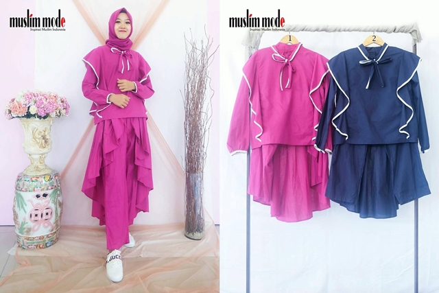 BMD Setelan Rok Celana Muslim Mode