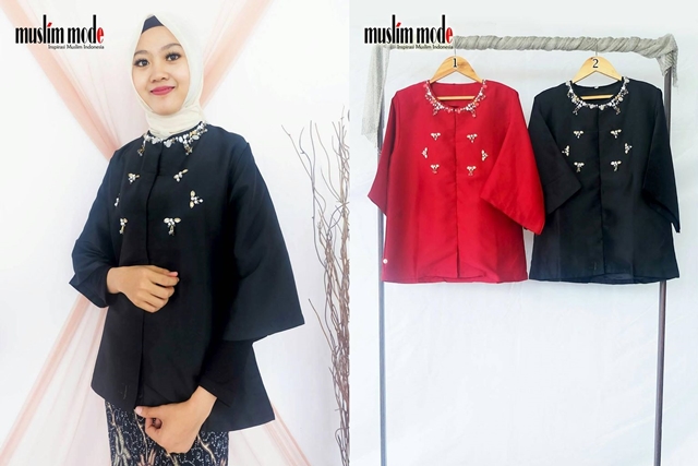 Kebaya Duchess Kupu Muslim Mode