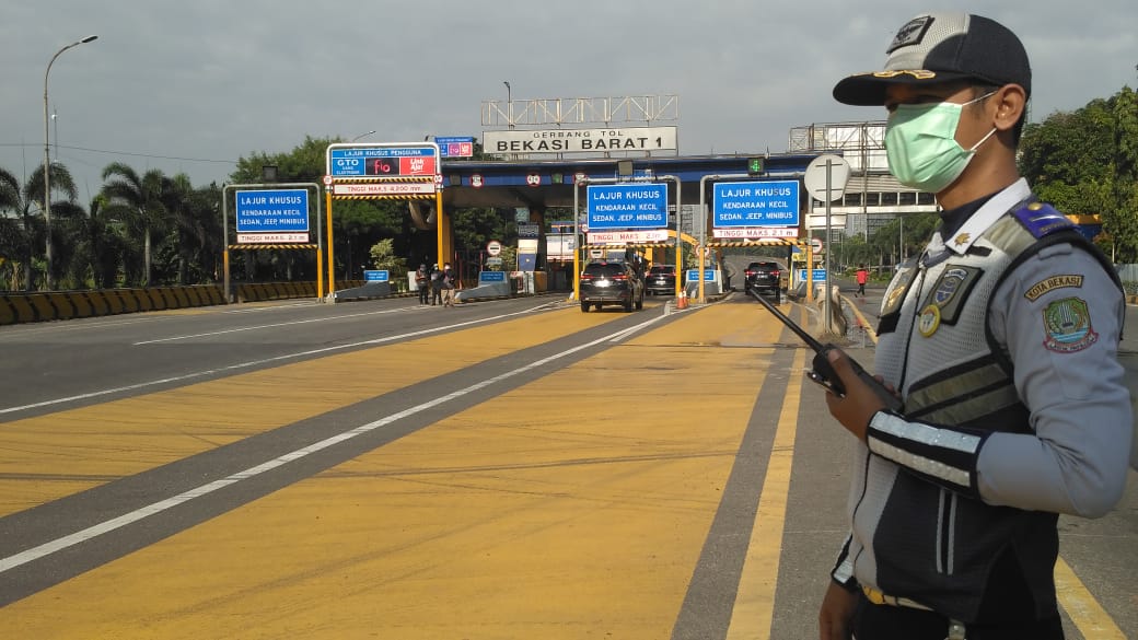 Saat PSBB, 32 Titik Perbatasan Kota Bekasi Dijaga Petugas