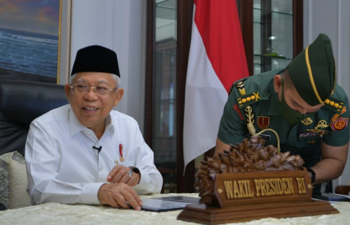Wapres Ma'ruf: Sesungguhnya Pandemi Corona Buka Peluang Bagi Produk Halal