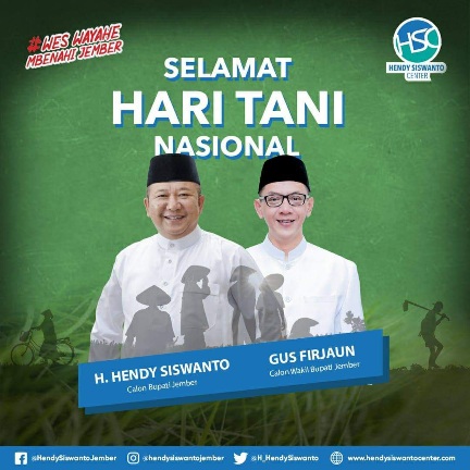 Cabup Jember Nomor Urut 2, Haji Hendy: Kembalikan Hak Petani agar Terbebas dari Bayang-bayang Kemiskinan