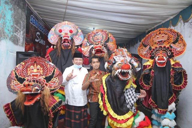 Haji Hendy-Gus Firjaun Inginkan Ada Wadah yang Representatif untuk Pagelaran Seni Budaya Jember