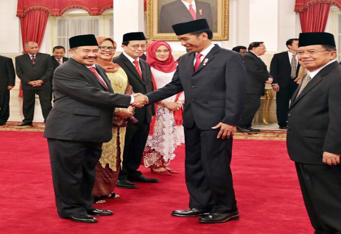 Presiden Jokowi Lantik Kiagus Badarudin Jadi Kepala PPATK