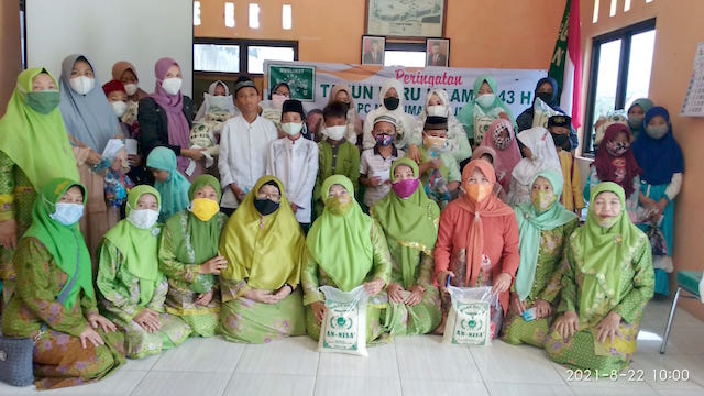Di Masa Pandemi Covid-19, Muslimat NU Jember Terus Santuni Anak Yatim dan Dhuafa