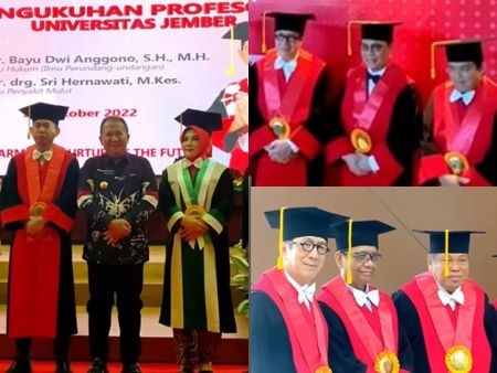 Bupati Hendy Hadiri Pengukuhan Profesor Dua Guru Besar Universitas Jember