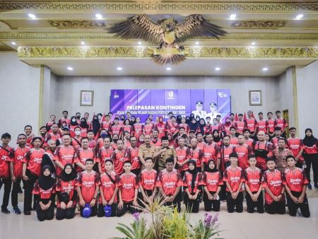 Bupati Hendy Lepas 116 Kontingen Jember ke POPDA XIII Jatim di Sidoarjo