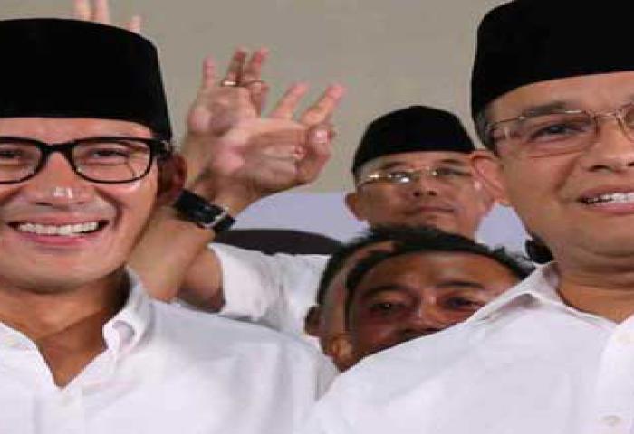 Anies-Sandi Sampaikan Persatuan Jakarta