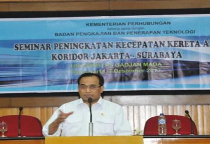 Menhub Ingin Kereta Cepat Jakarta-Surabaya Dapat Ditempuh 5,5 Jam