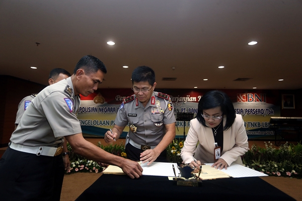 Polri Gandeng BNI Dalam Pengelolaan Pembayaran STNK