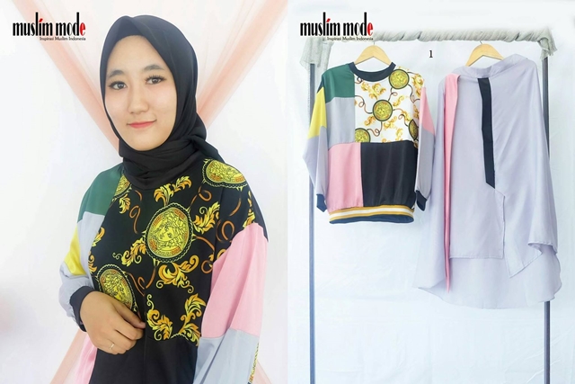 BMD Motif Kombinasi Warna Muslim Mode BMD Motif Kombinasi Warna Muslim Mode