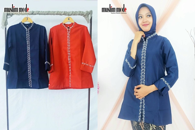 Kebaya Blouse Sanghai Muslim Mode Kebaya Blouse Sanghai Muslim Mode