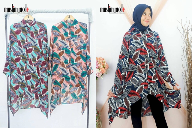 Atsw Tunik Daun Muslim Mode Atsw Tunik Daun Muslim Mode