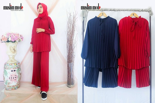BMD Setelan Plisket Muslim Mode