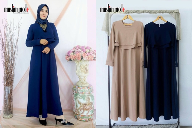 Gamis Zenic Mix Rompi Tingkat Dua Muslim Mode Gamis Zenic Mix Rompi Tingkat Dua Muslim Mode