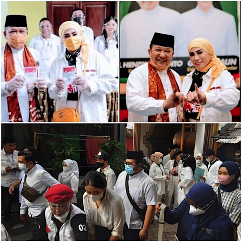 Haji Hendy Siswanto dan Keluarga Mencoblos di TPS 022.jpg