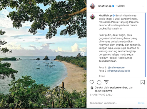 Gubernur Khofifah tetang Pantai Papuma di Jember .png