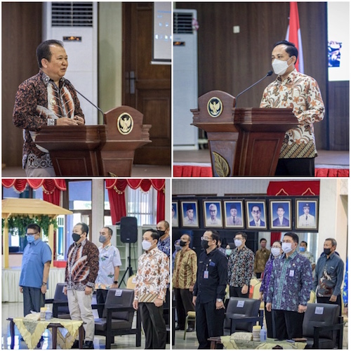 Bupati Jember Hendy Siswanto dan Dr Agung Wahyu Susilo Beri Sambutan.jpg