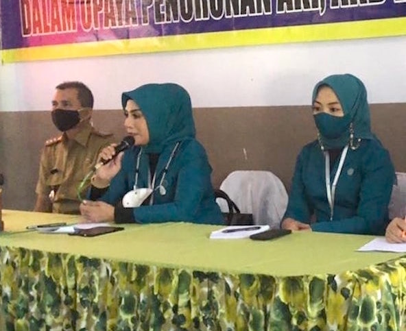 Ketua TP PKK Kasih Fajarini Beri Motivasi dan Pengarahan untuk Bersama-sama Menangani AKI, AKB dan Stunting.jpeg