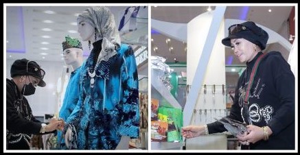 Ketua Dekranasda Hj Kasih Mengomandoi dan Menata Langsung Stand Kabupaten Jember .jpg