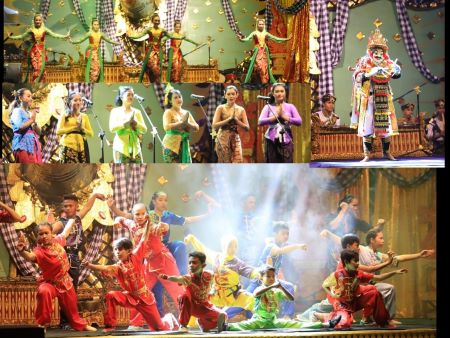 Pentas Seni Kabupaten Jember dan Kabupaten Jembrana, Bali di Alun-alun Jember.jpg