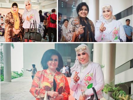 Ketua Dekranasda Jember beserta Hj Ninik Hadi Tjahjanto, Hj Vero Yudo Margono dan Hj Dewi Motik Pramono.jpg