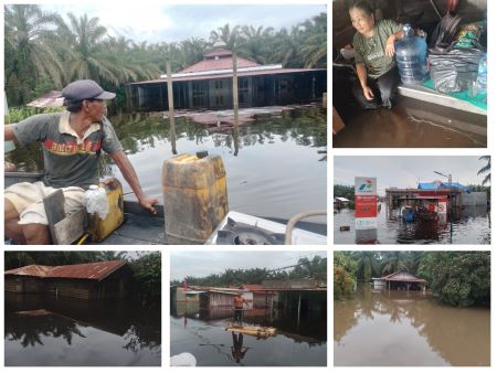 Suasana banjir di Dusun Sidomulyo Dusun Sidomulyo Sei Toras di Desa Tanjung Mulia, Kec. Kampung Rakyat, Kab. Labuhan Batu Selatan (Labusel), Sumatera Utara.jpg
